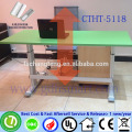 Компания ENI 2 подъемные рамы Регулируемые по высоте офисные столы с панелью скромности